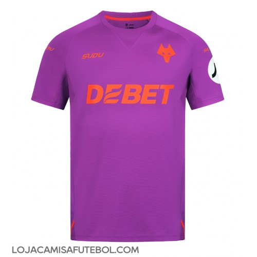 Camisa de Futebol Wolves Equipamento Alternativo 2024-25 Manga Curta